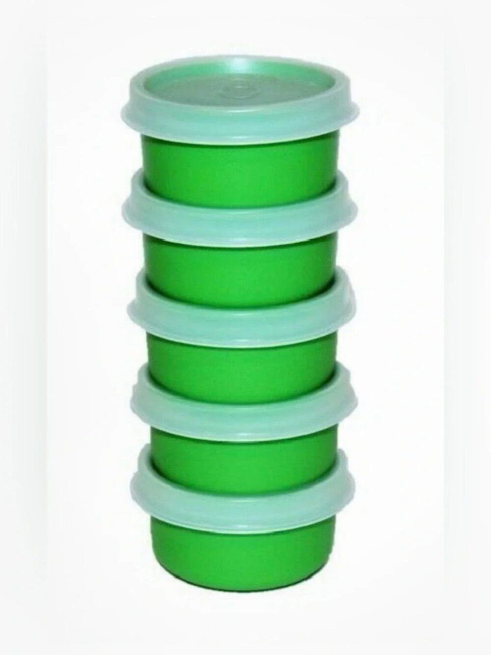 NWT Tupperware Smidgets in Green, Set of 5